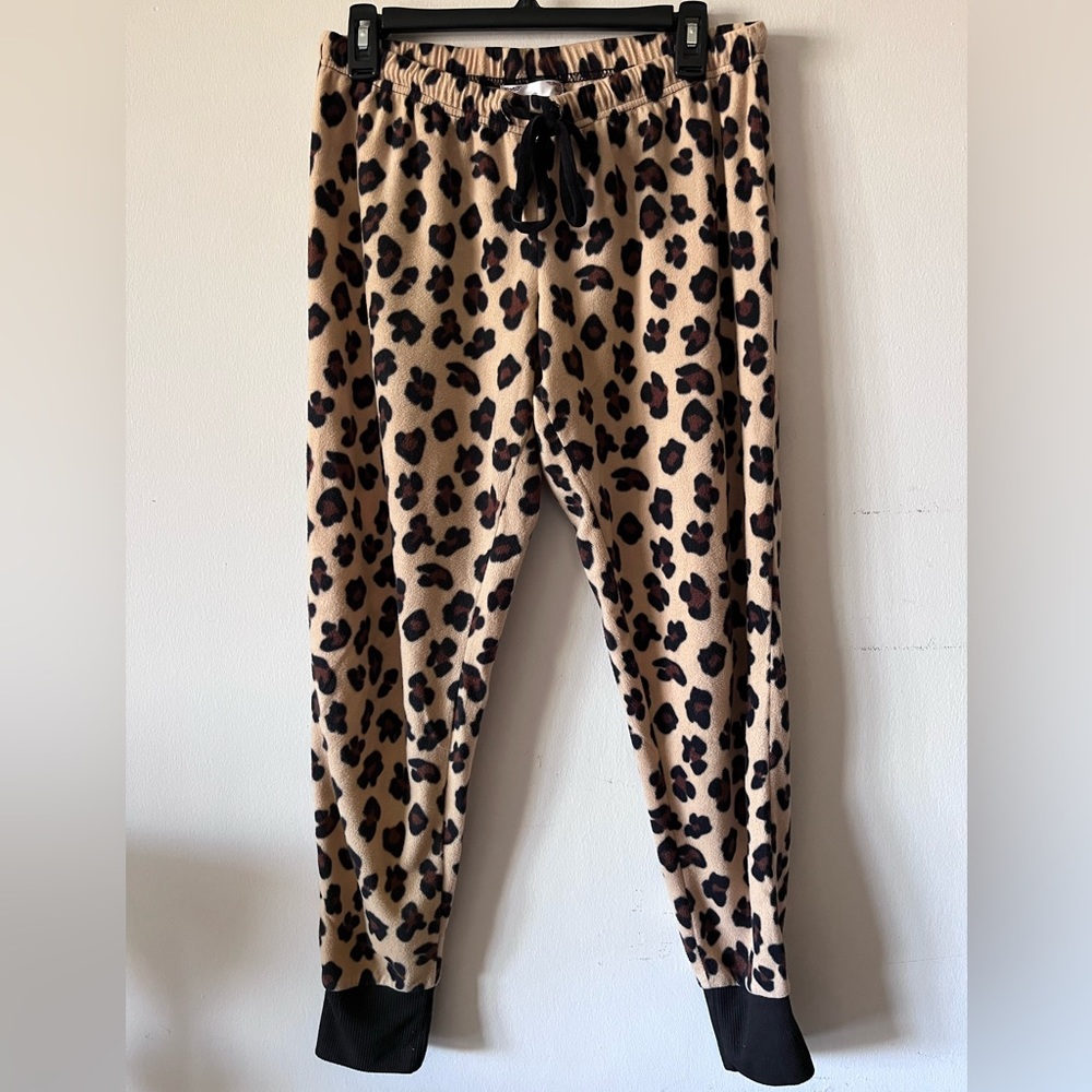 leopard print pajama pants